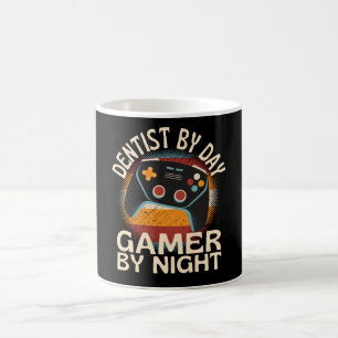 Caneca De Café Dentista Por Jogador Da Noite