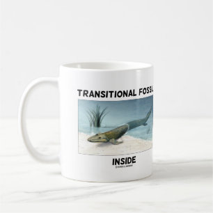 Caneca De Café Dentro de Fóssil de transição Tiktaalik rosaea
