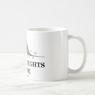 Caneca De Café Dentro De Pensamentos Médios (Humor De Estatísti