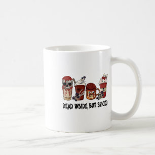 Caneca De Café Dentro morto Mas Desviada Queda De Ação De Graças