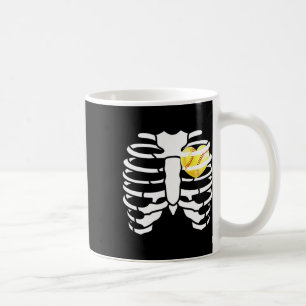 Caneca De Café Dentro Suave Halloween Costum Skeleton Halloween