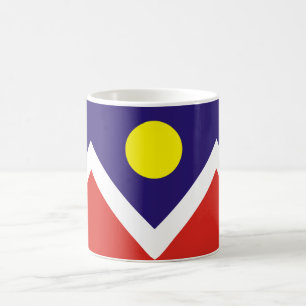 Caneca De Café Denver, Colorado Flag