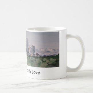 Caneca De Café DenverSkyLine, de Denver com amor
