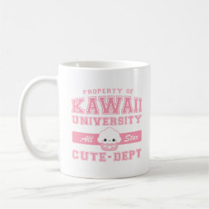 Caneca De Café Departamento bonito da universidade de Kawaii
