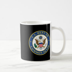 Caneca De Café Departamento De Bom Senso Dos EUA – Trump EUA Engr
