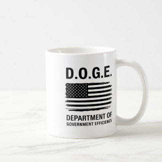 Caneca De Café Departamento De Cães Para A Eficiência Do Governo