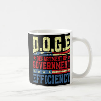 Caneca De Café Departamento De Eficiência Governamental D.o.g.e D