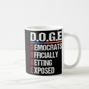 Caneca De Café Departamento De Eficiência Governamental D.o.g.e D