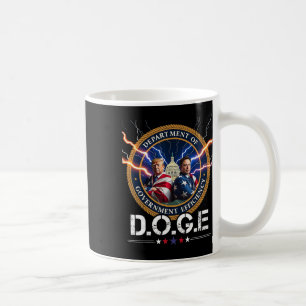Caneca De Café Departamento De Eficiência Governamental Doge Trum