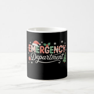 Caneca De Café Departamento de Emergência Natal Papai Noel ER