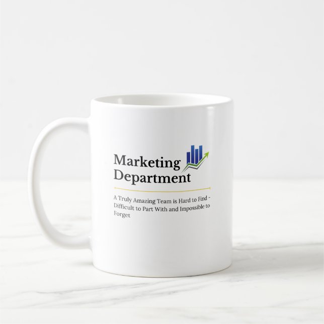 Caneca De Café Departamento de Marketing (Esquerda)