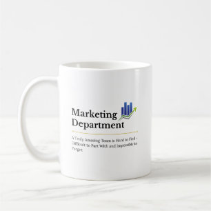 Caneca De Café Departamento de Marketing Personalizado Equipe Inc