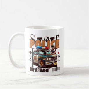 Caneca De Café departamento de polícia estadual