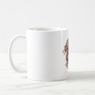 Caneca De Café Departamento Delulu Brasão de Universidade Falsa E
