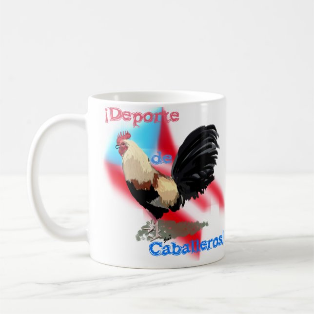 Caneca De Café Deportado de Gallos Mug (Esquerda)