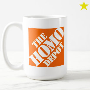Caneca De Café Depósito Gay Homo Laranja Estêncil Frase Engraçada