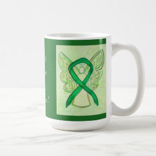 Caneca De Café Depressão Sensibilização Fita Angel Custom Mug