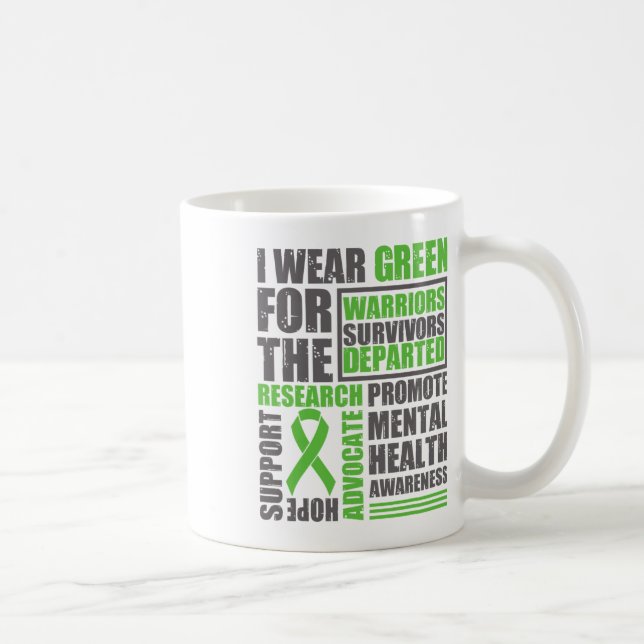 Caneca De Café Depressão Suicida Prevenção Mental (Direita)