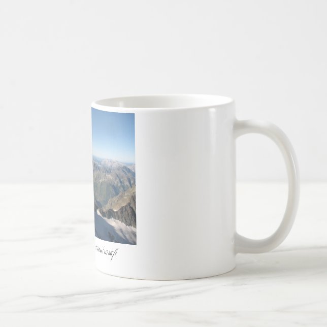 Caneca De Café DepuisSommetRouies, DES Rouies 3589m/117 de (Direita)