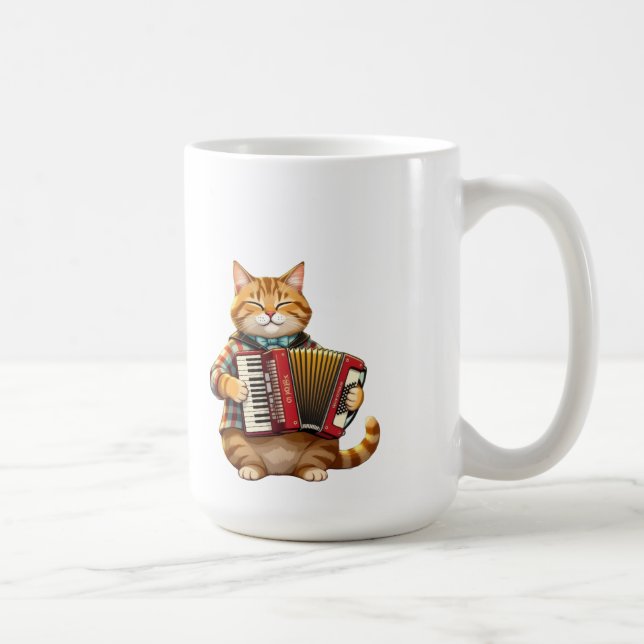 Caneca De Café Der Akkordeon-Meister (Direita)