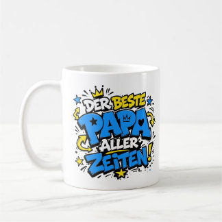 Caneca De Café der beste papa aller zeiten 8 graffiti