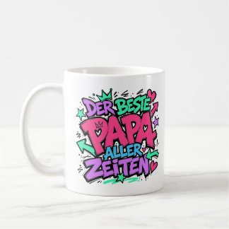 Caneca De Café der beste papa aller zeiten graffiti 12