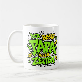 Caneca De Café der bste papa aller zeiten graffiti 6