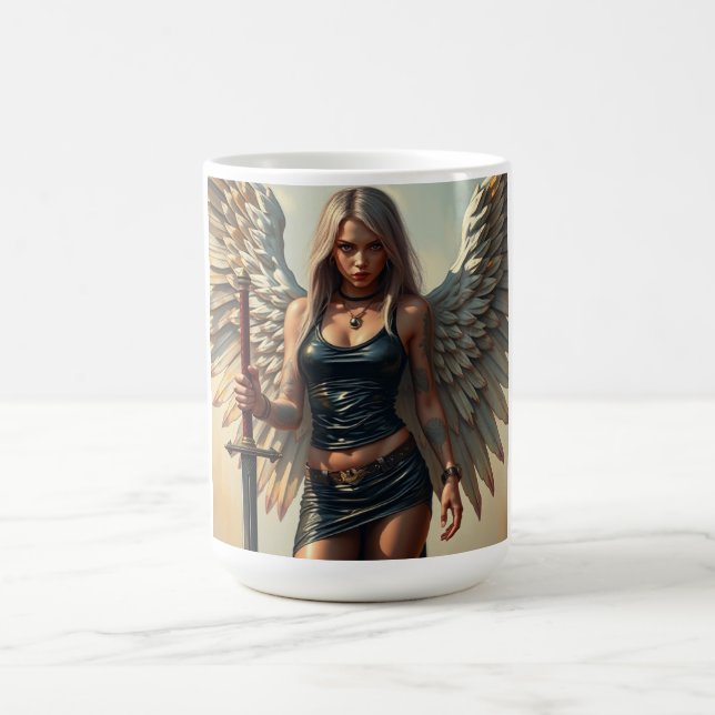 Caneca De Café Der Engel des Kriegers (Centro)