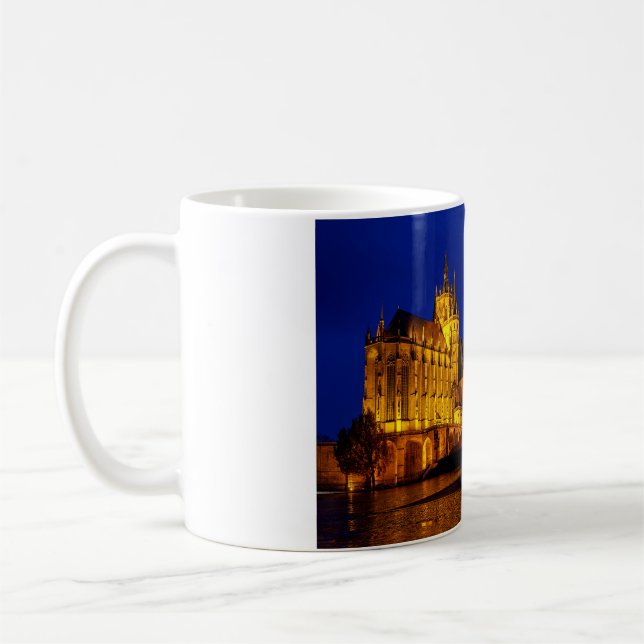 Caneca De Café Der Erfurter Dom em Thüringen Kaffeetasse (Esquerda)
