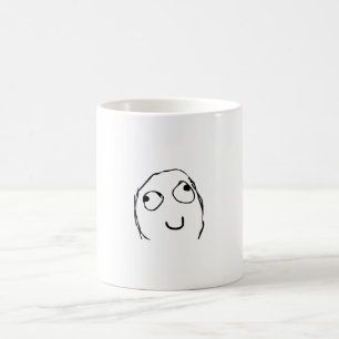 Caneca De Café Derp Face Meme