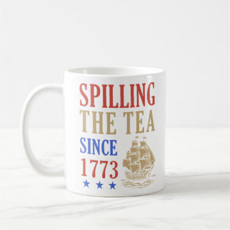 Caneca De Café Derramando o Chá Desde 1773 Sloth Engraçado