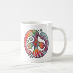 Caneca De Café Derramar da paz da Laço-Tintura