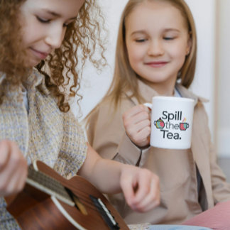 Caneca De Café Derramar do chá Engraçado Coffee Mug