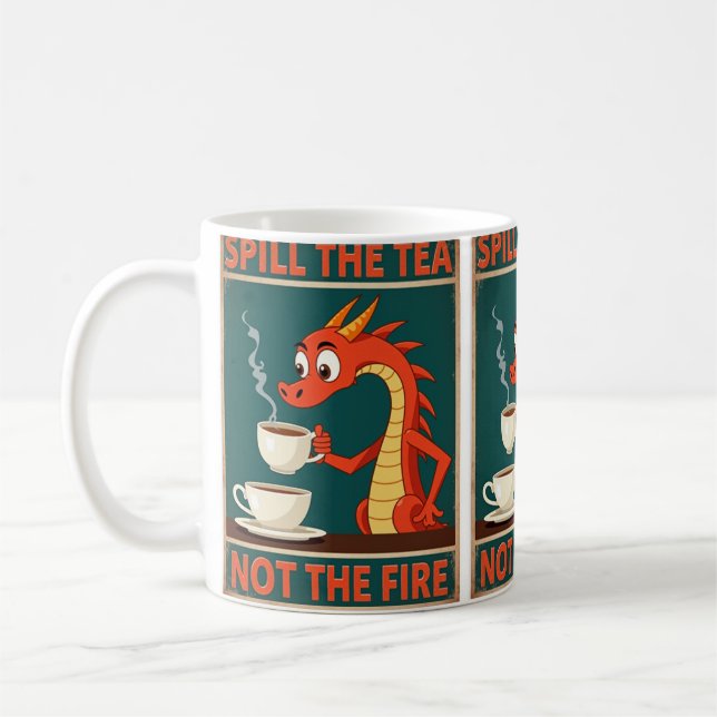 Caneca De Café derramar o chá (Esquerda)