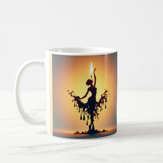 Caneca De Café Derreter Dançarino de Flamenco (Esquerda)
