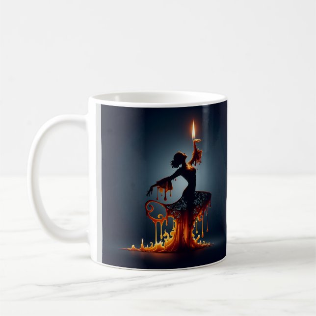 Caneca De Café Derreter Dançarino de Flamenco (Esquerda)