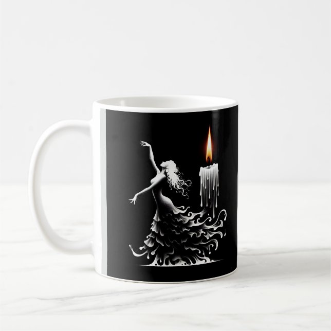 Caneca De Café Derreter Dançarino de Flamenco (Esquerda)