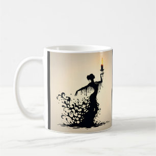 Caneca De Café Derreter Flamenco Dançarino Café Mug