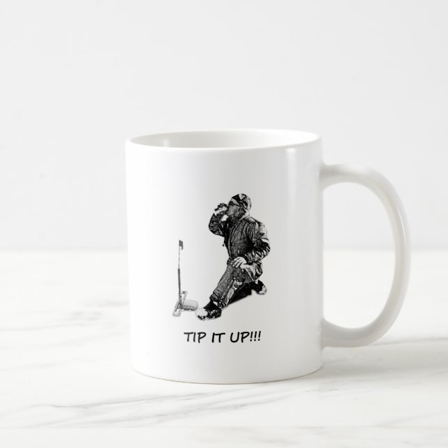 Caneca De Café Derrube-o acima! (Direita)