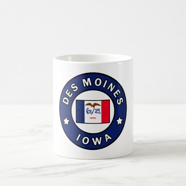 Caneca De Café Des Moines Iowa (Centro)