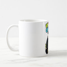 Caneca De Café Desafio de Dieta do Panda Divertido