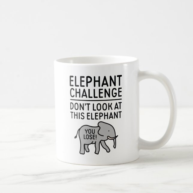 Caneca De Café Desafio do Elefante (Direita)