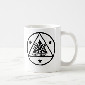 Caneca De Café Desafio. Faça. Mantenha silencioso! O código do