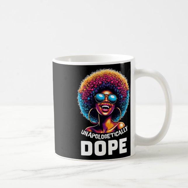 Caneca De Café Desapologeticamente Droga Mês da História Negra Af (Direita)