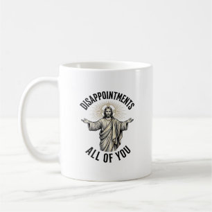 Caneca De Café Desapontamentos Todos Vocês Camisa Religiosa Vinta