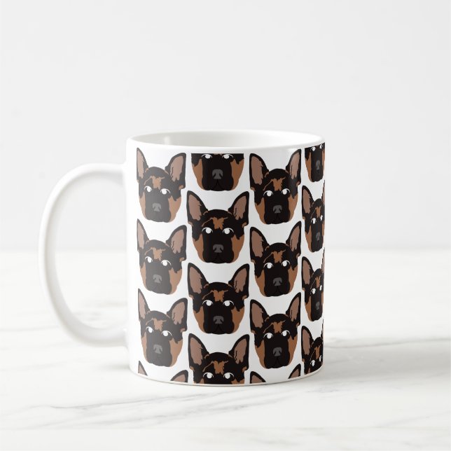 Caneca De Café Desativar German shepherd em Mug (Esquerda)