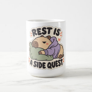 Caneca De Café Descanso é uma Missão Secundária Capivara Aconcheg