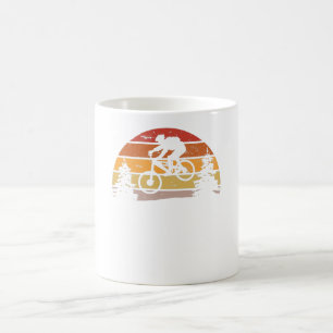 Caneca De Café Descida Mountain Biker ET MTB - Presente Engraçad