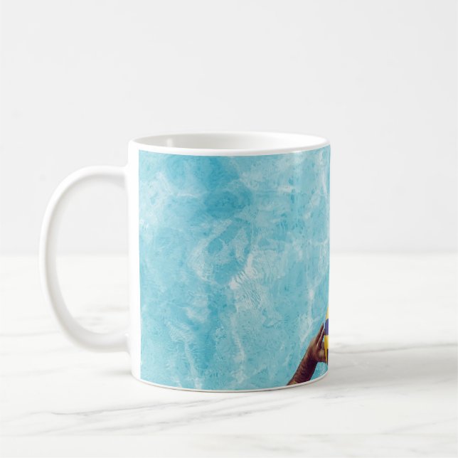 Caneca De Café Desconhecido jogando voleibol de praia (Esquerda)