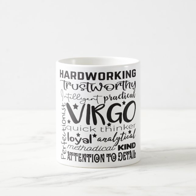 Caneca De Café Descrição do Sinal Celestial Zodiac Mug/Virgo (Centro)